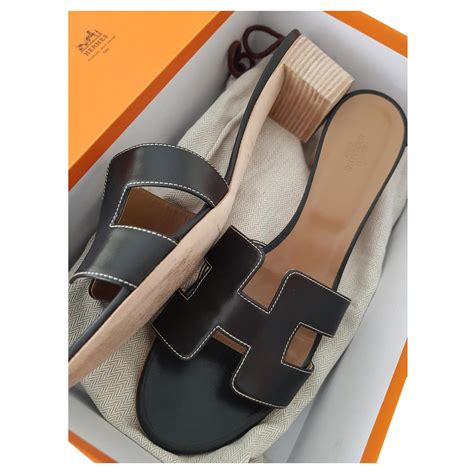 hermes oasis leather sandals 38 fashionphile|hermes platform sandals.